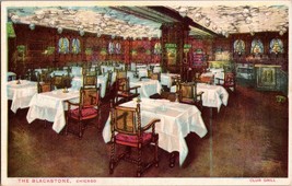 Vtg Postcard The Blackstone Hotel Chicago IL. , Club Grill - £4.56 GBP