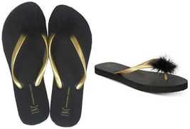 allbrand365 designer Womens Feathere Open Toe Flip-Flop Size 8-9 Color B... - $65.00