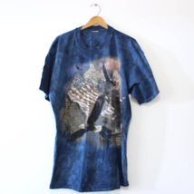 Vintage The Mountain Tie Dye America Bald Eagle T Shirt XL - £21.34 GBP