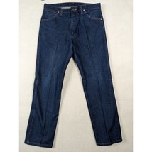 Wrangler Mens 13MWZ Original Fit Jeans 35x30 Blue Denim - $24.68