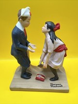 DANBURY MINT - FIRST DANCE - NORMAN ROCKWELL PORCELAIN FIGURINES - £9.42 GBP