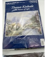 Thomas Kinkade Cross Stitch The Painter of Light Lamplight Brooke 50837 - £10.22 GBP