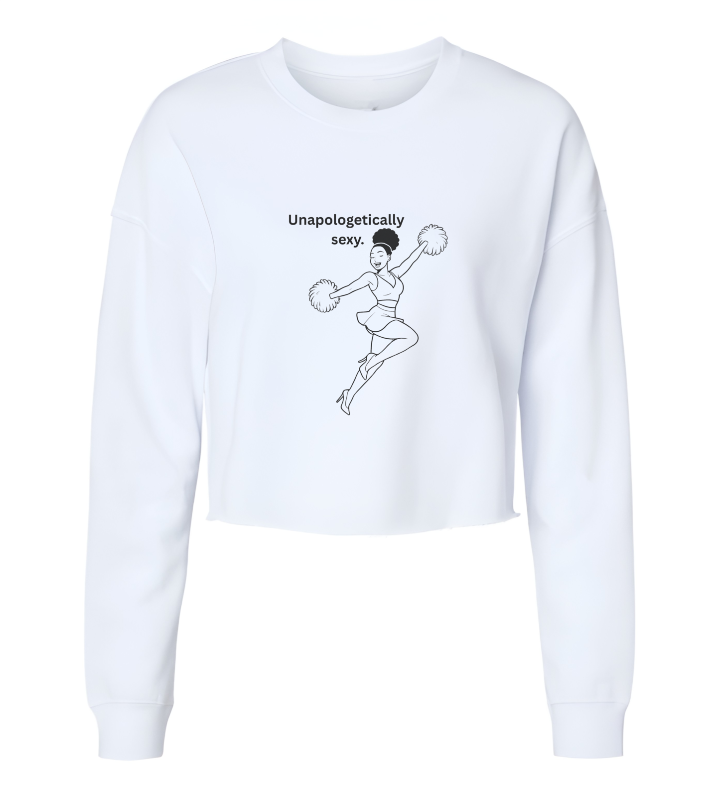 Unapologetically Sexy Womens Cropped Crewneck Sweater - $29.99