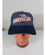 Vintage Denver Broncos Logo Athletic Grid Hat Strapback 20% Wool NFL Pro... - £19.42 GBP
