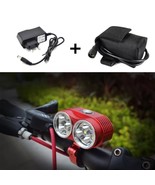 2000 Lumens T6 LED Waterproof Bicycle Light With Tail Light &amp; Battery Pack - £32.52 GBP