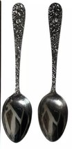 Stieff Sterling Silver 5 7/8&quot; Teaspoons Rose Repousse Pattern No Mono Pa... - £55.09 GBP
