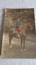 GREAT WW1 Early French Cavalry Tinted Postcard Photo - $9.75