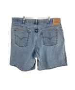 Women&#39;s Size 22 Levi&#39;s Blue Mom Distressed Shorts High-Waist 100% Cotton... - $18.99