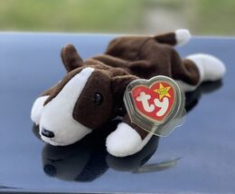 Ty Beanie Baby Bruno The Dog Collectible Plush Retired Vintage 1997 - $15.00