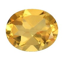 Citrine Gem Oval Cut 6x4mm Yellow Genuine Gemstone Natural Loose Faceted 1/2 Ct - £2.93 GBP