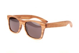 New Premium Wooden Polarized Kona Sassafras Sunglasses 54mm with Grey Le... - $39.55