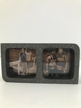 Primitives By Kathy Double 4x4 Gray Stone Picture Frame (New)!!!! - $13.29