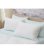 Set Of 2 Lux Sateen Down Alternative Standard Size Medium Pillows - $2,177.66 MXN