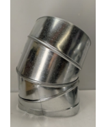 Master Flow 12 inches x 90-Degree Round Adjustable Elbow Galvanized Stee... - $339.75 MXN