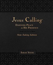 Jesus Calling Note-Taking Edition, Leathersoft, Black, with full Scriptures: Enj - £19.48 GBP