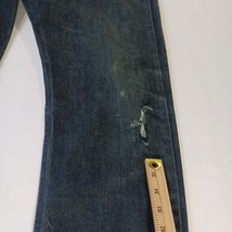 Bull Head Gravels Slim Denim Blue Jeans High Rise Men's Size 34x32 Fits (36×32) image 3