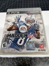 Madden NFL 13 Sony PlayStation 3 2012 PS3 (W/ Manual) TESTED!! - £5.90 GBP