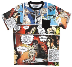 NEW Creepy Co. Creepshow COMIC POCKET All Over T-Shirt Tee XS-2XL Unisex Sizes - $28.45