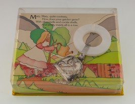 Reed &amp; Barton Argent Hochet + Nacre Dentition Anneau En Original Boite - $125.93