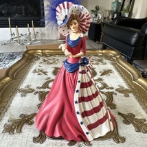 Thomas Kinkade The Twilights Last Gleaming Freedoms In Fashion Figurine - $28.97