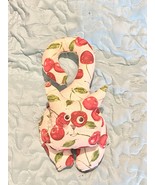 Handmade Hanging  Fruit Floral Cat Stuffed Animal Plush Novelty 8.5 Inch... - $10.00