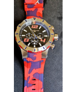  Chase Durer Urban Legion Men&#39;s Watch - 52mm, Camouflage, Red  gr8t look... - $145.23 CAD