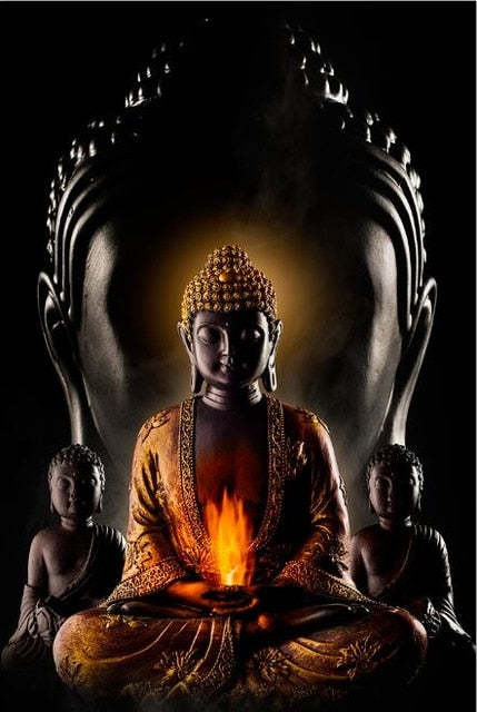 Buddha Wall Art Canvas Prints Modern Buddha HQ Canvas Print Art Item image 4