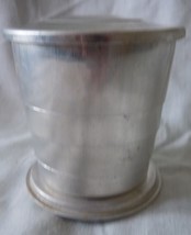Vintage  Aluminum Travel Collapsible Cup - $4.99
