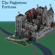 MOC-45559 The Highstone Fortress Building Blocks Medieval Castle MOC Bricks Toys - £664.00 GBP