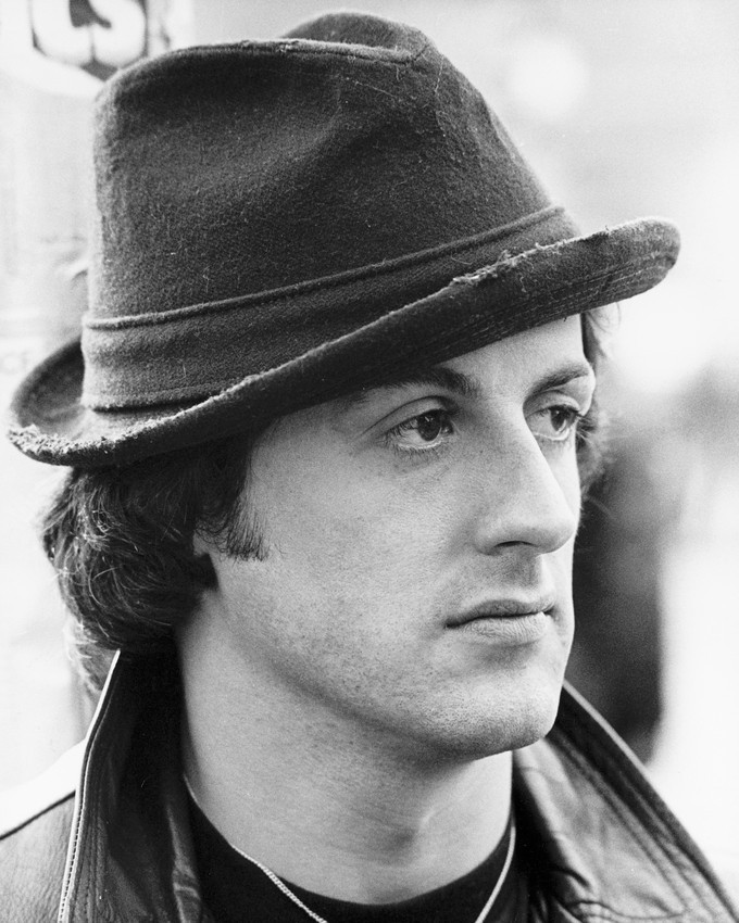 Rocky Featuring Sylvester Stallone 16x20 Poster wearing hat