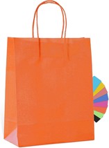 Paper Gift Bags Medium Gift Bags Bulk with Handles 10 Colors Available f... - £24.31 GBP