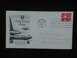 1960 7 cent Air Mail First Day Issue Envelope Stamp  - $2.50