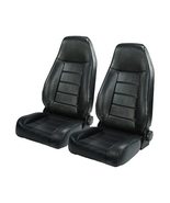 Adjustable High Back Replacement Seats, Set of 2, Black Vinyl, Compatibl... - $999.00