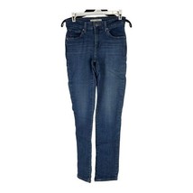 Levis Classic Mid Rise Skinny Jeans Womens Size 27 Blue Denim - $33.68 CAD