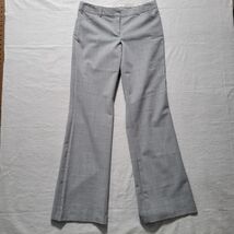 Express Design Studio Editor Dress Pants Size 8 Light Grey Wide Leg Stre... - $19.79