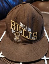 Chicago Bulls Windy City New Era Ball Cap Hat Baseball Basketball WOOL Acrylic - £6.92 GBP
