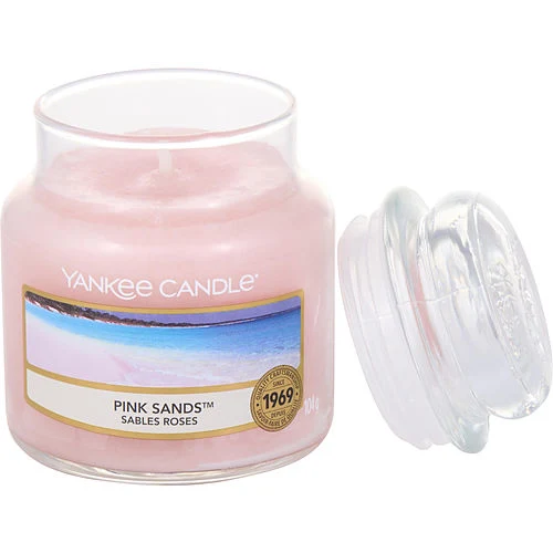 Yankee Candle Pink Sands Small 3.6 oz Scent Glass Jar, sweet tropical - £13.66 GBP