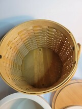 Longaberger 2003 Ice Bucket Basket image 7