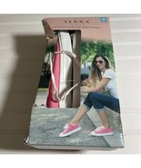 Serra Ladies Memory Foam Pink Canvas Sneakers Size 8 in Box - $14.88