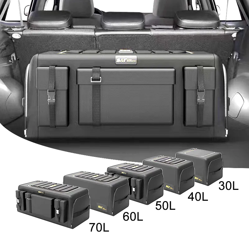 Car Trunk Organizer Box Large Capacity Auto Multiuse Tools Storage Bag Oxford - £26.09 GBP+