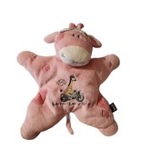 Plush 12&quot; Harley Davidson Soft Baby Toy Rattle Toy Pink Giraffe Born To ... - $19.34