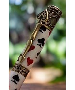 Wild Card - Four Suit Pen with an Antique Brass Ace Pen Kit - $84.99