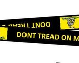 Black Gadsden Don&#39;t Tread on Me Printed Badge ID Holder with Detachable ... - $7.88