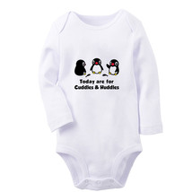 Today are for Cuddles Huddles Romper Baby Bodysuit Newborn Penguin Kids Jumpsuit - £8.77 GBP