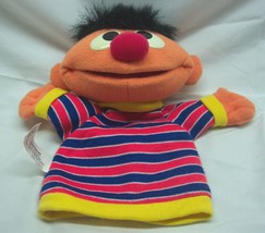 Sesame Street ERNIE HAND PUPPET 9&quot; Plush STUFFED ANIMAL Toy Mattel 2004 - £14.40 GBP