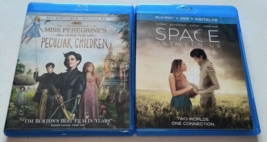2 Blu-rays - Miss Peregrine&#39;s Home for Peculiar Children + The Space Between Us - £6.81 GBP