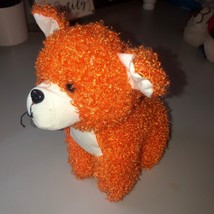 Puli International Plush Small Orange Soft Dog 8&quot; - £3.09 GBP