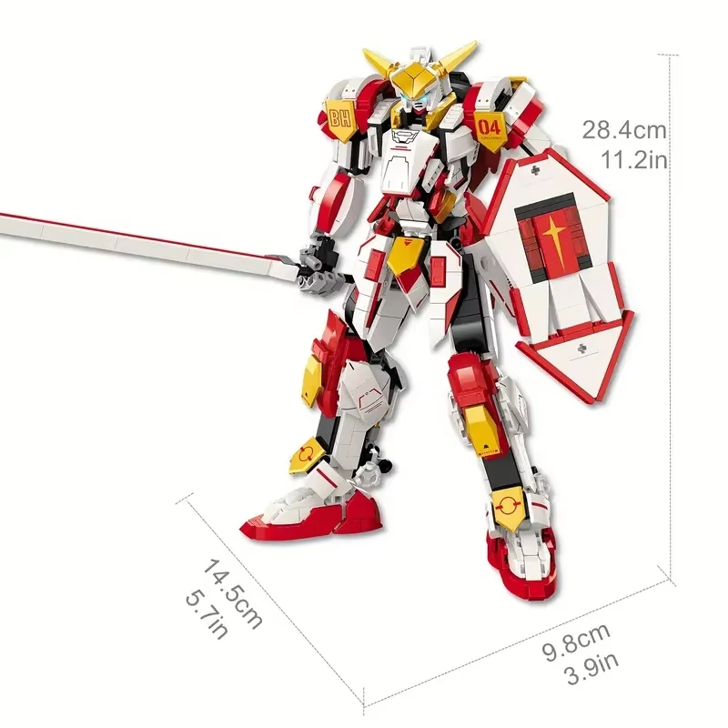 Meccha Figures Building Blocks Deformation Roobot Fighter 2 Forms Model ... - $28.99
