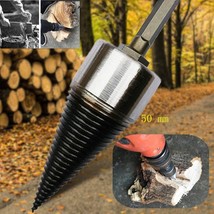 The N-Ing Large Wood Drill Bit Firewood Splitter U Anti-Skid Thread U Screw - £48.85 GBP