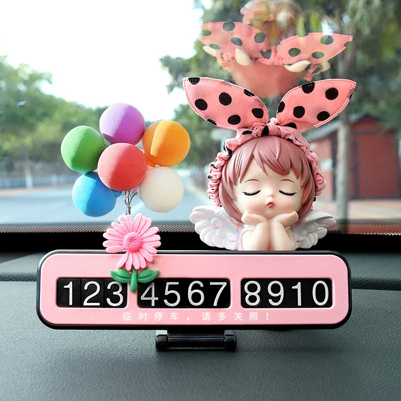 Car Telephone Number Plate Interior Anime Decoration Kawaii Annie Baby B... - £11.62 GBP+